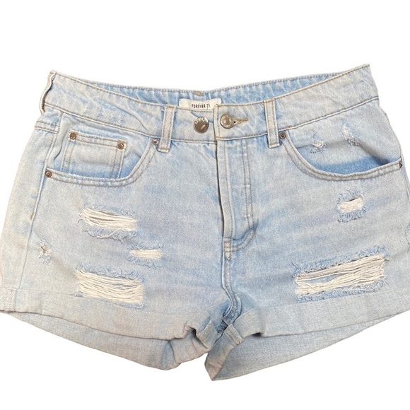 FOREVER 21 Jean shorts size 6 - Picture 1 of 2